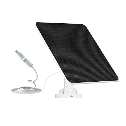 Panneau solaire EverExceed compact fixé sur un support réglable contre un bardage gris