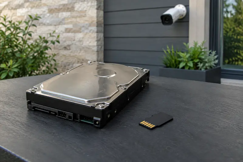 Disque dur de surveillance et carte mémoire pour caméra extérieure